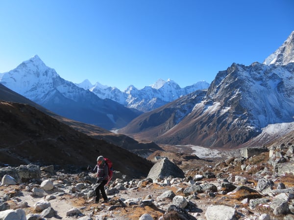 Joanna Trekking the Himalayas