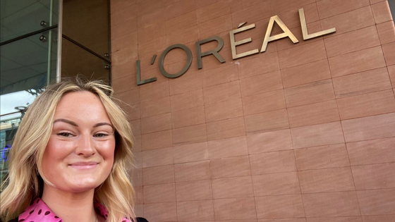 Trinity Kane, NCI Business Student on Work Placement with LOreal