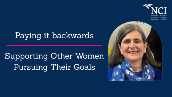 Paying it backwards: Supporting Other Women Pursuing Their Goals