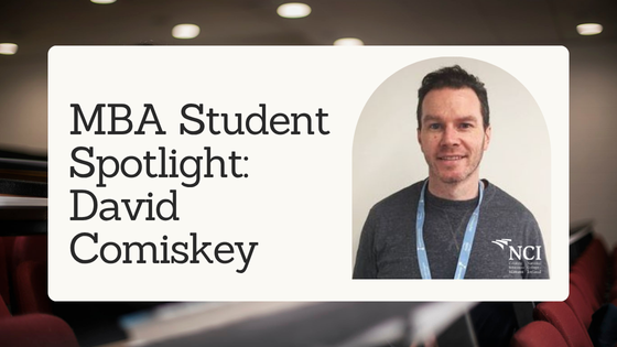 Spotlight on David Comiskey: MBA Scholarship Winner