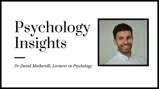 Insight into Psychology Research at NCI From Dr David Mothersill